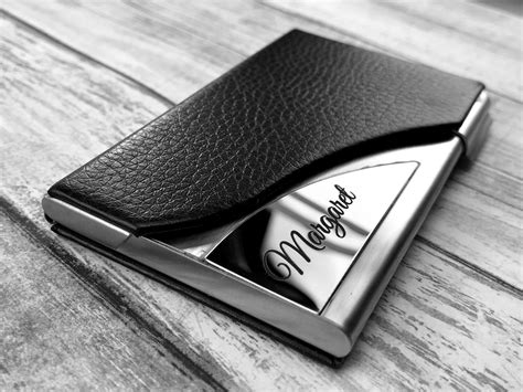 personalised card holder for men.